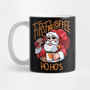 First The Coffee Santa Claus - Merry Christmas Mug